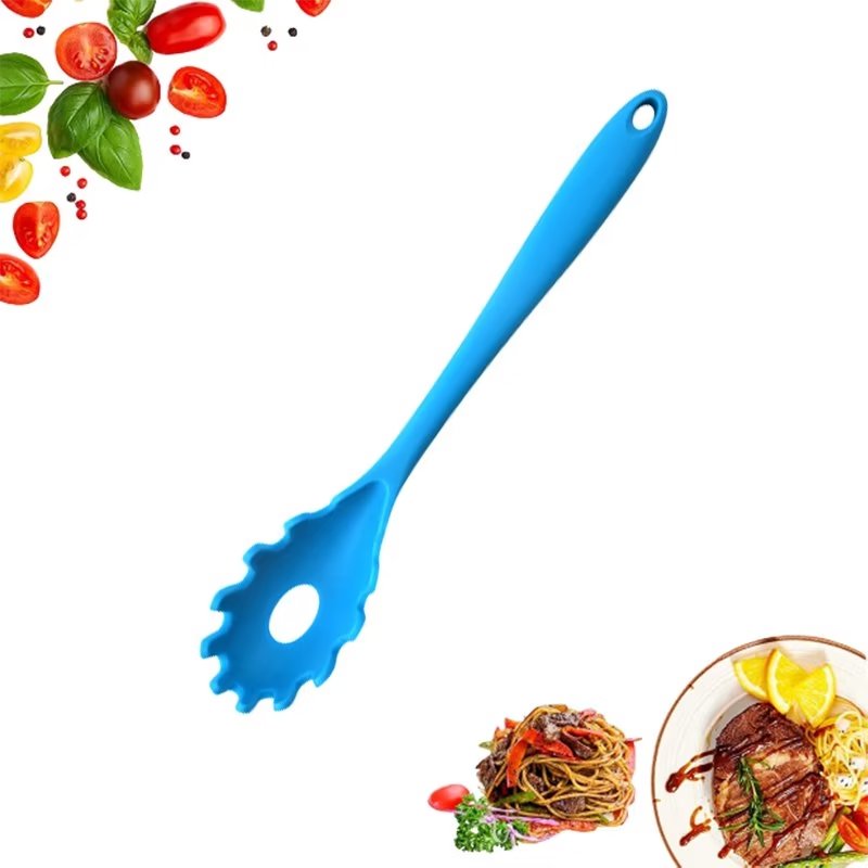 Silicone Pasta Fork, Portable Mini Spaghetti Server, Durable Heat