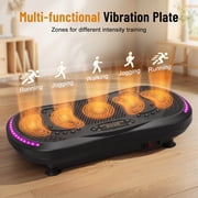 RELOIVE Vibration Plate Exercise Machine - Whole Body Workout Vibration Platform, 551 lbs Capacity Vibrating Fitness Plate with 200 Speeds, Magnet Pedal, Bluetooth & Resistance Bands