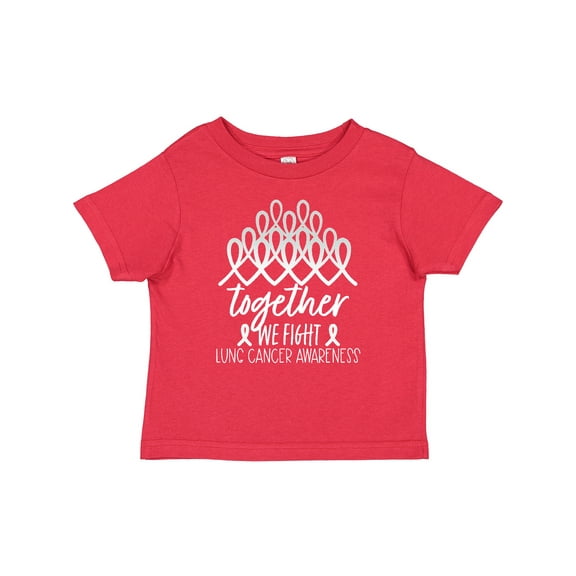 Inktastic Together, We Fight Lung Cancer Awareness Boys or Girls Baby T-Shirt