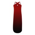 thumbnail image 5 of SMihono Été Boho Maxi Robe pour les Femmes Plus Size Femmes Imprimé Cou Sans Manches devant Longue Robe Plage Swing Sundress, 5 of 5