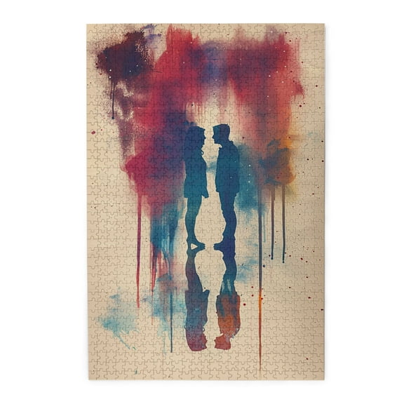 1000 PCS Watercolor For Men & Women Puzzles For Adults 1000 Pieces,Unique And Beautiful Design,Wonderful Imagination,1000 Piece Wooden Jigsaw Puzzle For Adults Challenging Charm Puzzle For Game Night