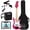 Walmart Pink, variant on Best Choice Products Walmart Exclusive 30in Kids Electric Guitar Beginner Starter Kit w/ 5W Amplifier, Strap, Case - Walmart Black