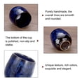thumbnail image 3 of Unique Bargains 4 Pieces Chinese Ceramic Teacup 5.41oz Traditional Gong Fu Tea Set, Sapphire Blue, 3 of 6