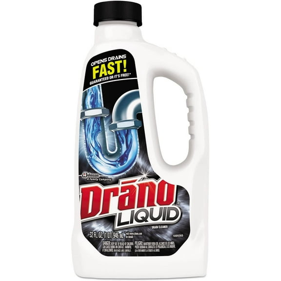 Drano Liquid Clog Remover Drain Cleaner 32 oz Pack of 12
