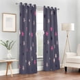 thumbnail image 7 of FREEAMG Colorful Stars Blackout Curtains 84x52in,Theral Insulated Room Darkening Curtains Window Curtain Panels for BedRoom Bath Living Room, 1 Panel, 7 of 7