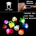 thumbnail image 3 of Sytle-Carry Party Favors for Kids 24 Pcs Light up Rings Birthday Party Favors Prizes Box Toys Glow Party Supplies, 3 of 5
