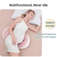 thumbnail image 3 of Pregnancy Support Pillow-Adjustable Body Pillow for Pregnant Women, 3 of 5