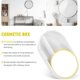 thumbnail image 5 of Caja de almacenamiento de cosméticos multifuncional de pared para baño con vitrina de cosméticos a prueba de polvo e impermeable, 5 of 5