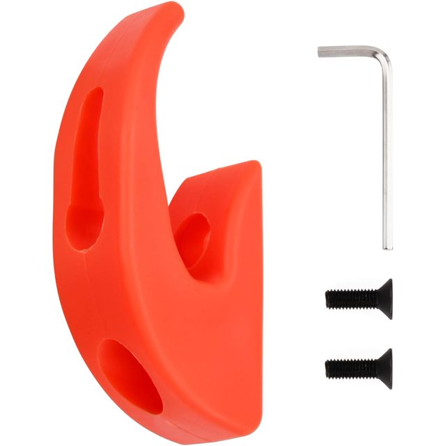 Gancho para patinete, kit de gancho frontal para patinete, gancho frontal multifuncional de plástico para patinete eléctrico, accesorios para patinete eléctrico Xiaomi m365, paquete de 2