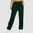 thumbnail image 2 of enyan Sweatpants Women with Pockets Loose Lightweight Stretch Yoga Lounge Pants Comfy Drawstring Workout Jogging Pants Lightweight Sweatpants Women Dark Green,XXL, 2 of 7