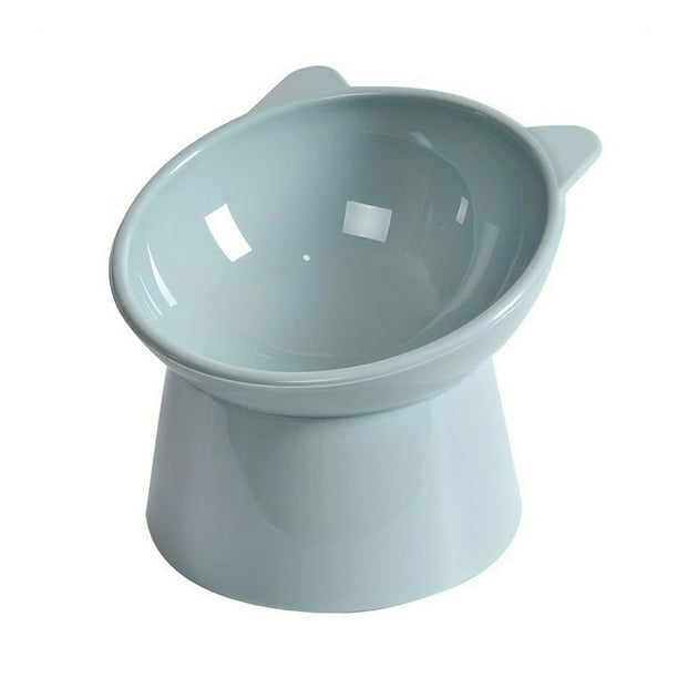 Comedero para gatos antivómitos, elevado, ergonómico, inclinado y práctico, D8W2
