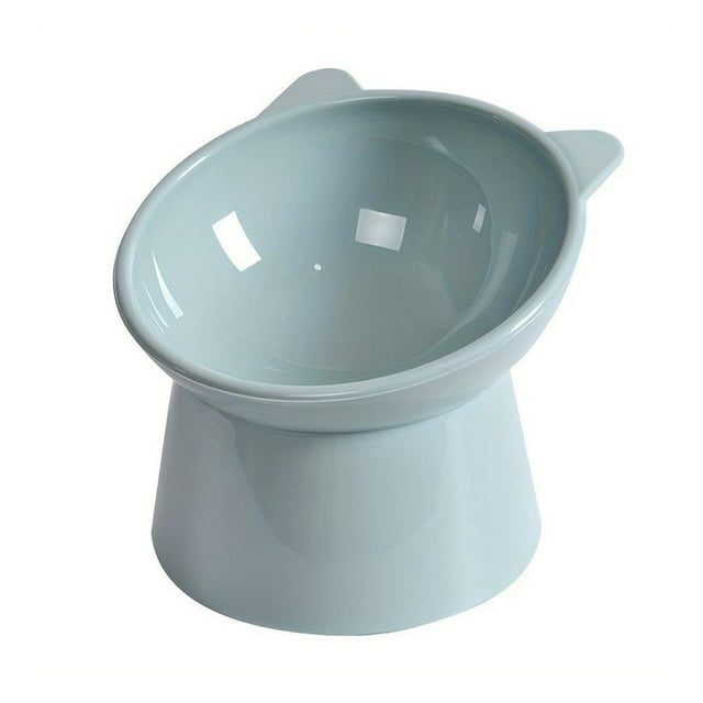Comedero para gatos antivómitos, elevado, ergonómico, inclinado y práctico, D8W2