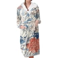 thumbnail image 1 of Jindong Robes en Peluche pour Femmes Robe en Polaire Longue Chaude Peignoir de Bain Veste de Détente Imprimée Robe de Confort Robes pour Femmes, 1 of 5