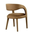 thumbnail image 4 of Side Dining Chair, Brown, Velvet, Kitchen Cafe Bistro Hospitality Restaurant, Modern Contemporary Boutique HB35936, 4 of 10