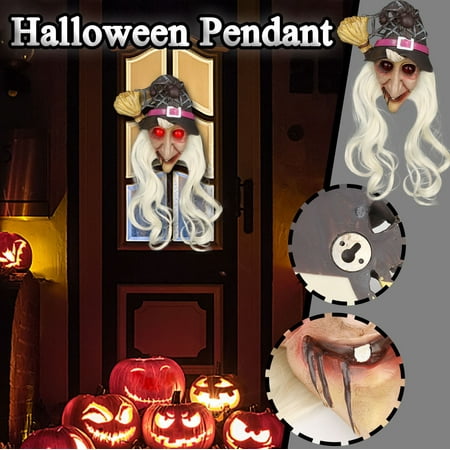 

Decorations Resin Wig Witch Pendant LED Lights Party Props Bedroom Kitchen Living Room Home Decor