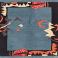 thumbnail image 1 of Ahgly Company Indoor Square Abstract Purple Abstract Area Rugs, 6' Square, 1 of 6