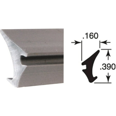 

Prime-Line .160 x .390 x 200 Ft. Glass Retainer Glazing Spline P7774 P7774 267482