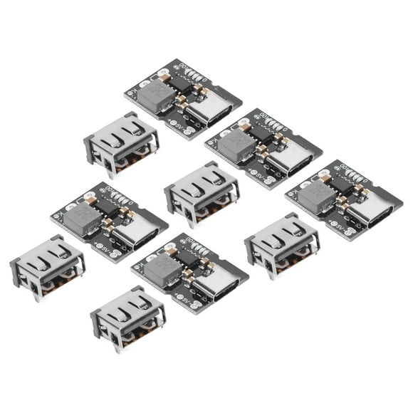 Módulo de descarga de carga de 5 uds., placa de cargador de batería de carga rápida estable de entrada tipo C de 5V 2A para sistemas de energía domésticos
