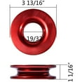 thumbnail image 4 of 2pcs 1/2 Inch Synthetic Shackle Winch Rope + Recovery Snatch Ring, 4 of 7