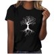 thumbnail image 1 of Tops Cortos para las Mujeres Blusas Impresas Manga Corta Cuello Redondo, Tops de Blusa para las Mujeres Primavera Verano Casual, 1 of 4