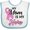 White and Blue, variant on Inktastic My Mom is My Hero Breast Cancer Awareness Boys or Girls Baby Bib