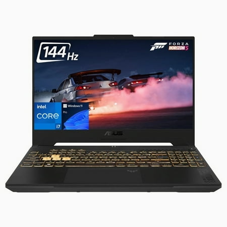 ASUS TUF Gaming Laptop, 15.6" FHD 144Hz Display, 12th Gen Intel 14-Core i7-12700H, GeForce RTX 4070 140W, 32GB RAM, 2TB PCIe 4.0, VR Ready, Thunderbolt 4, RGB Keyboard, WiFi6, RJ-45, HDMI, Win 11 Pro