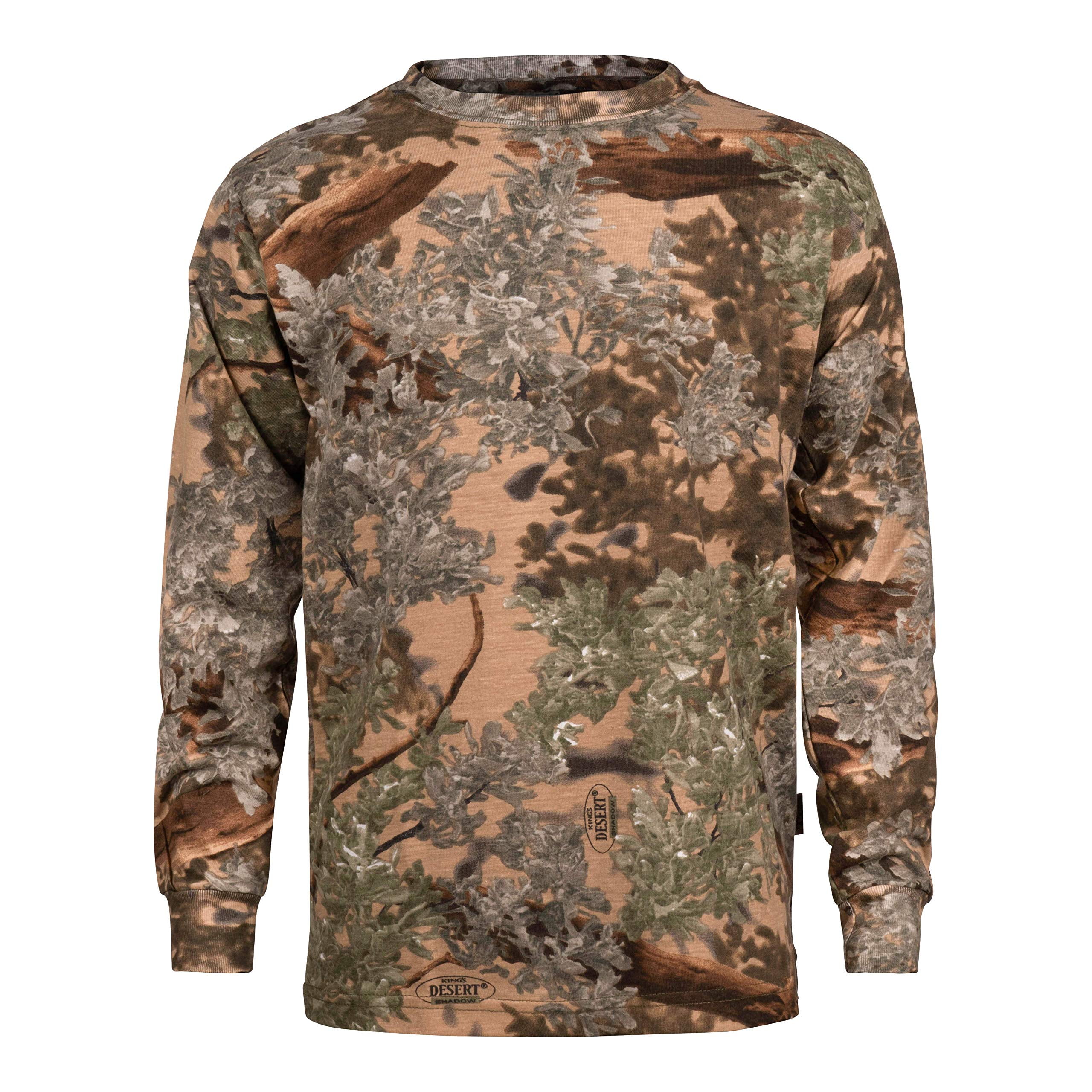 King's Camo Kids Classic Long Sleeve Tee Hunting Shirt Desert Shadow