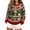 AJ10_Dark Green, variant on Lumtrix Women's Christmas Patterns Knitted Sweater Long Sleeve Christmas Tree Printed Pullover Tops Blue M