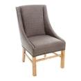 thumbnail image 1 of Radben Contemporary Fabric Upholstered Dining Chair, Silver Gray, 1 of 1