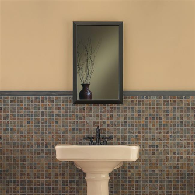 Jensen 625n244bzc 15 X 25 In 1 Door Hampton Recessed Framed Medicine Cabinet With Heavy Duty Steel Adjustable Glass 44 Oil Rubbed Bronze Walmart Canada
