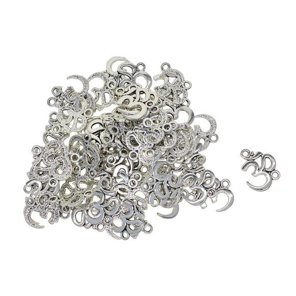 50 conectores de aleación colgante de bricolaje para collar de hallazgos de joyería
