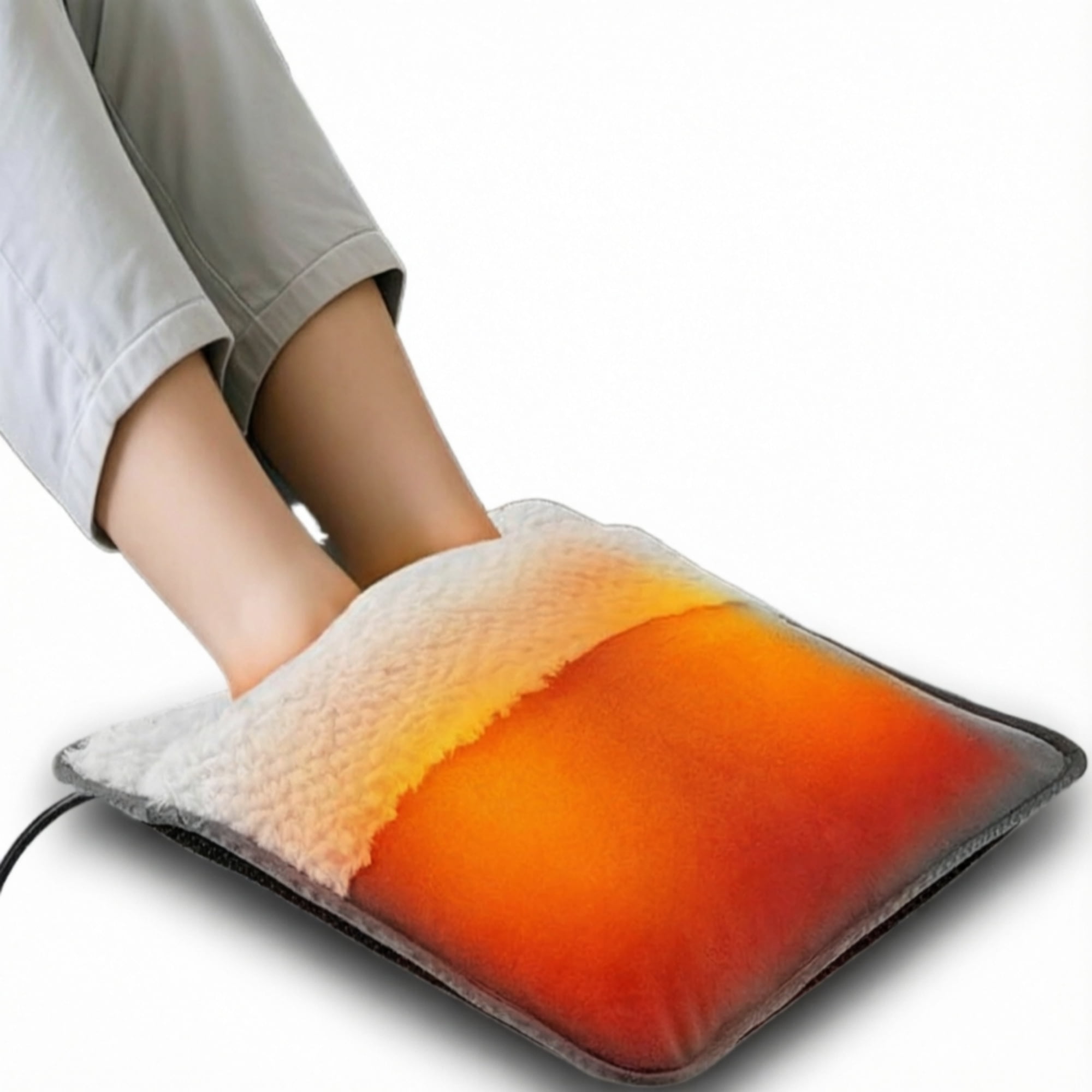 Foot Heating Pad for Women & Men – USB Electric Feet Warmer with Ultra Soft Velvet, Constant Temperature Heated Foot Warmer for Bed Office Dorm, Portable Foot Heater for Legs Shoulder Back, Gift
