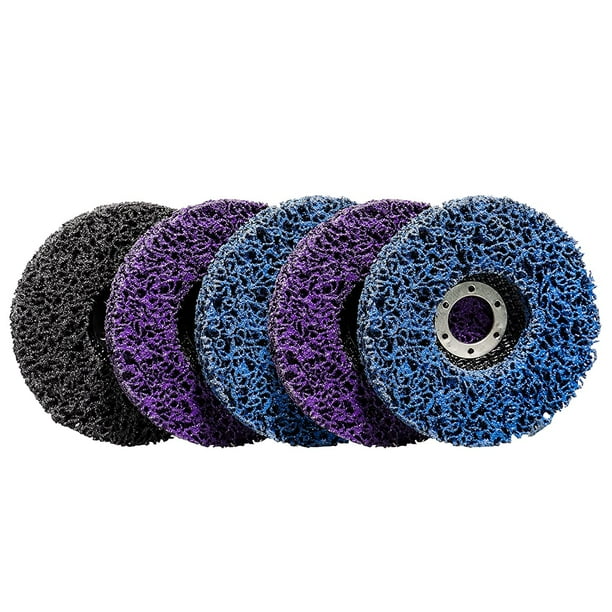 Discos de limpieza CSD de 115 mm para amoladoras angulares de nailon para eliminar óxido, soldaduras, eliminar óxido de pintura y oxidación