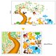 thumbnail image 2 of Vinil Decorativo Infantil H&Jess Árbol Animales De Selva 1.85x2.0m VINIL INFANTIL, 2 of 3
