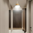 thumbnail image 6 of Gnmfd Corridor Ceiling Light Wooden Hallway Light LED Flush Mount Ceiling Lamp Modern Indoor Lights for Corridor Balcony Entrance Cloakroom Living Room Lighting Fixtures Christmas Lights Indoor, 6 of 6