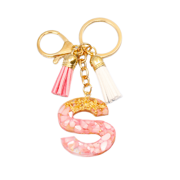 Keychain of letter on sale s