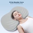 thumbnail image 5 of HIJOB Contour Orthopedic Memory Foam Pillows for Side Sleeper Neck Should Back Pain Relief, 5 of 12