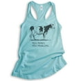 thumbnail image 1 of Moo Money Moo Problems Cow Tank Top, Ladies Racerback Tank Top, Farm Animal Tank, Cute Cow Tank, Cancun, XX-Large, 1 of 3
