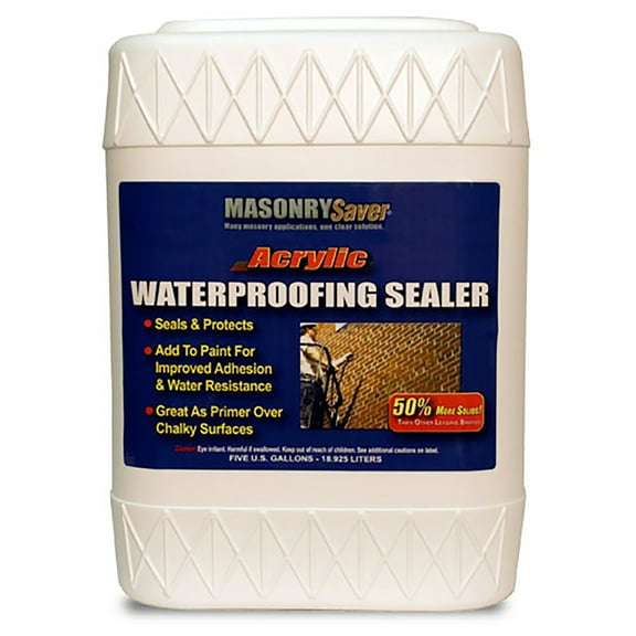 MasonrySaver Acrylic Waterproofing Sealer 5gal