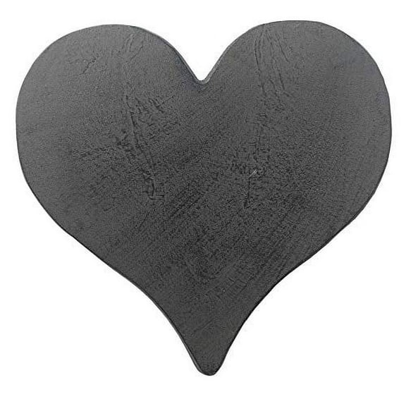 Comfy Hour Rustic Style Collection Cast Iron Garden Stepping Stone - Heart
