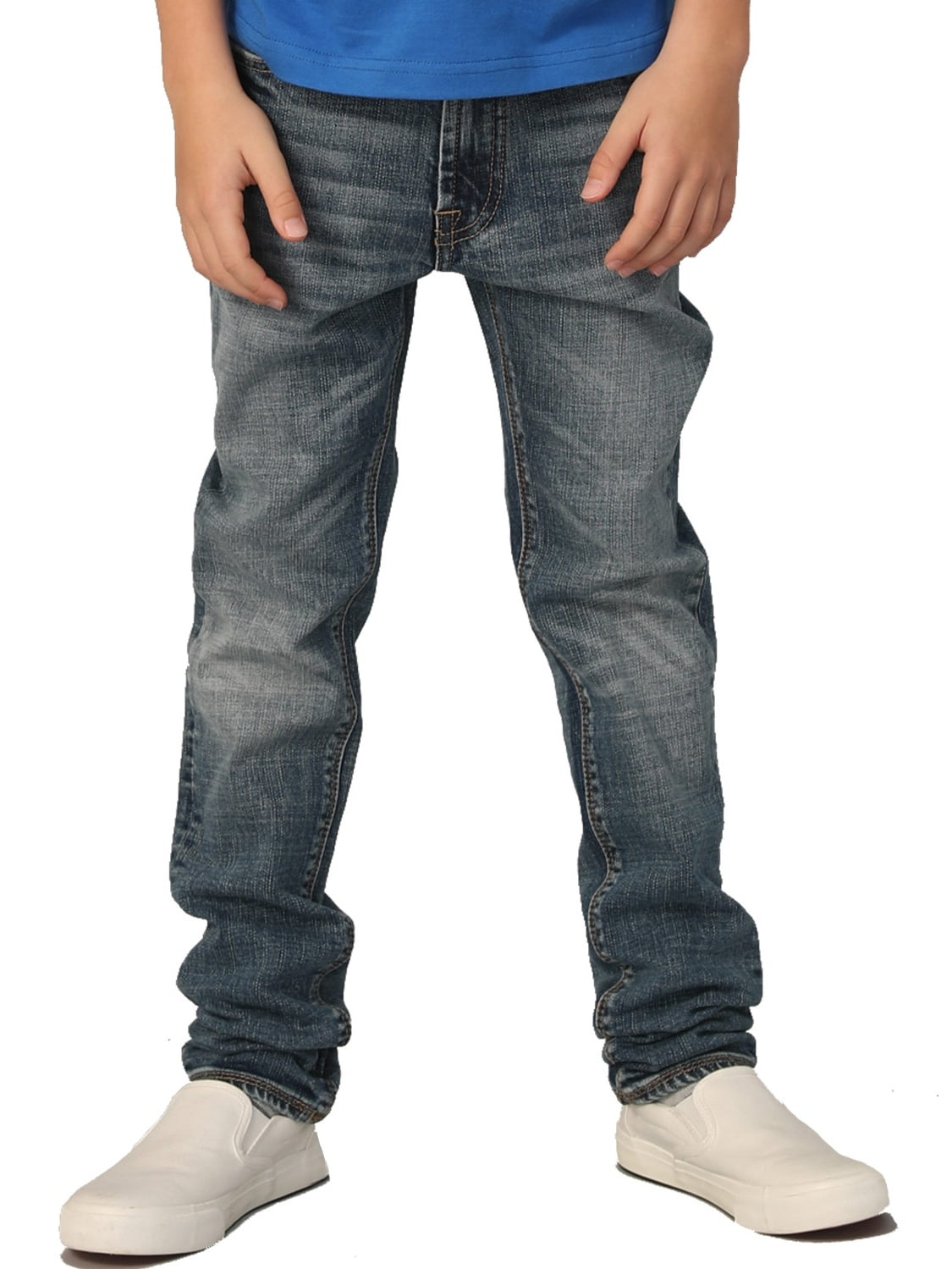 boys husky elastic waist jeans