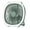 Green, variant on Multimount USB Cooling Fan, Space Saving Hanging Ventilator, Ambient LED Night Light Fan, Plug And Play Portable Cooler, All Weather Indoor Outdoor Summer Air Circulator