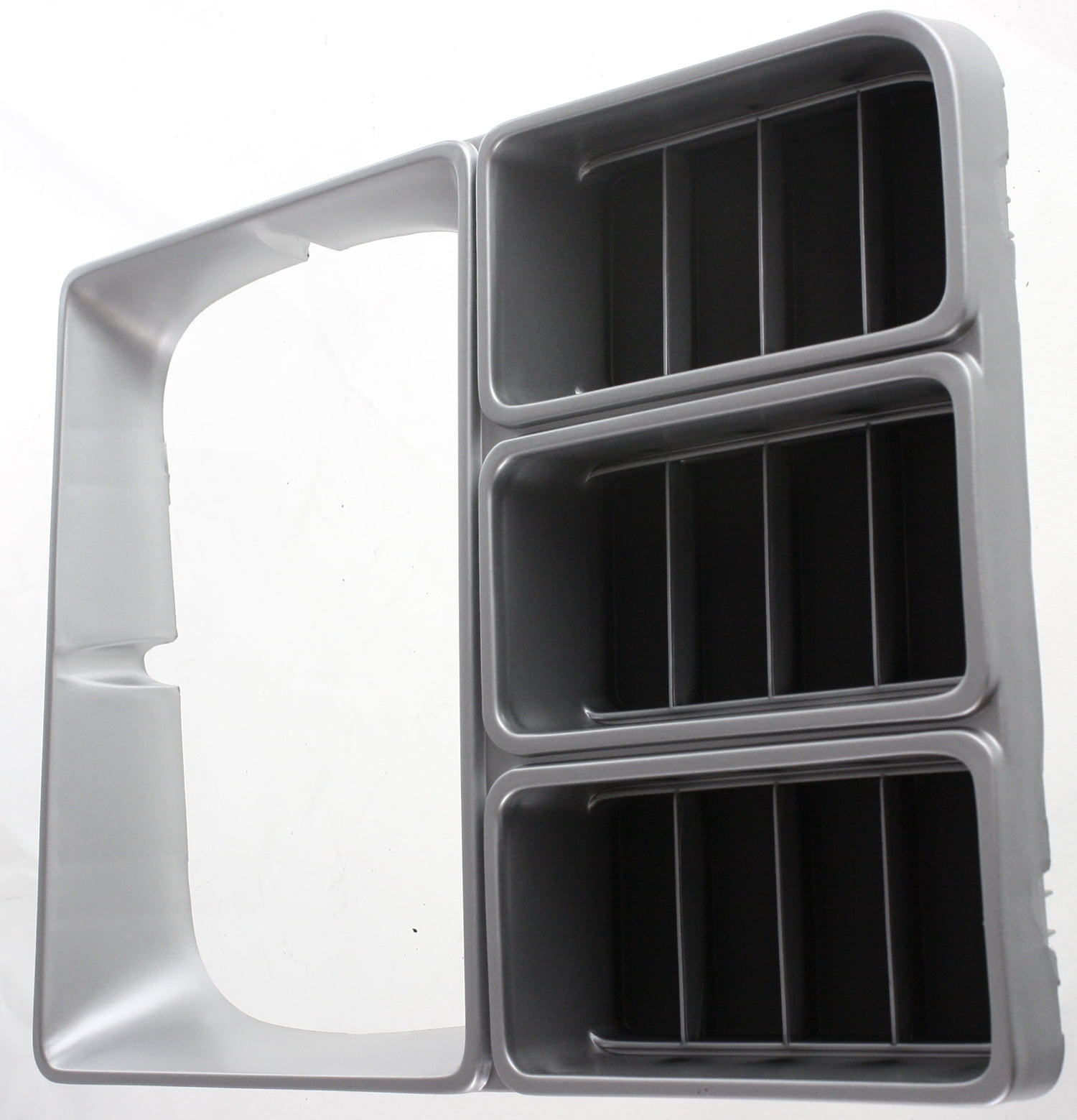 Replacement 6730 Headlight Door Compatible For 1981-1982 Chevrolet C10 C20 Left Driver Painted - black and silver