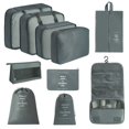 thumbnail image 1 of Cubos de embalaje para viajes Juego de 10 cubos de viaje Organizador de maleta plegable Bolsa de almacenamiento de equipaje ligera, 1 of 5