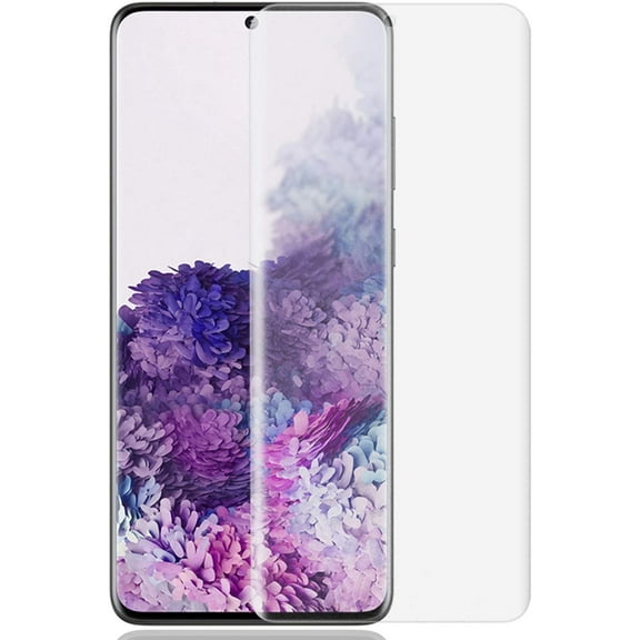 Anti-Glare Screen Protector for  Boost Mobile Samsung Galaxy S20 Fan Edition - AT&T Samsung Galaxy S20 Fan Edition, Tempered Glass Matte Anti-Fingerprint Curved Edge 3D Case Friendly 9H Hardness O3Q