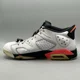 thumbnail image 4 of Ni - ke Air Jordan 6 Men Size 11 White Infrared Basketball Shoes Sneakers 304401-123, 4 of 5