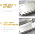 thumbnail image 4 of Lonchera Acero Inoxidable Con Tapa Hermética Caja Bento Portátil Para Alimentos Contenedor De Almacenamiento Fresco Para Comidas Diarias Y Verduras Diseño Compacto, 4 of 4