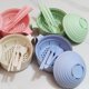 thumbnail image 5 of Microwave Ramen Bowl with Lid, Microwave Ramen Bowl Set, Microwave Ramen Bowl with Strainer, Portable Roman Noodles Bowl with Handle, Ramen Noodle Microwave Bowl for Rapid Ramen Dishwasher-Safe, 5 of 7