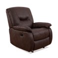 thumbnail image 1 of StormComfort Rocking Recliner with Seat Zone Support - Brown Elephant Skin Fabric, 1 of 3