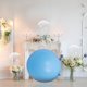 thumbnail image 2 of 10pcs globos globos látex globos de color simple cumpleaños baby shower Decoración de la fiesta de bodas, 2 of 5